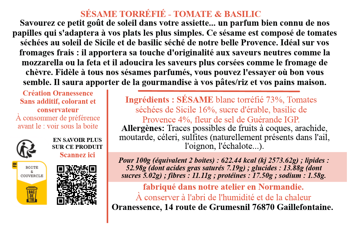 SESAME TOMATE