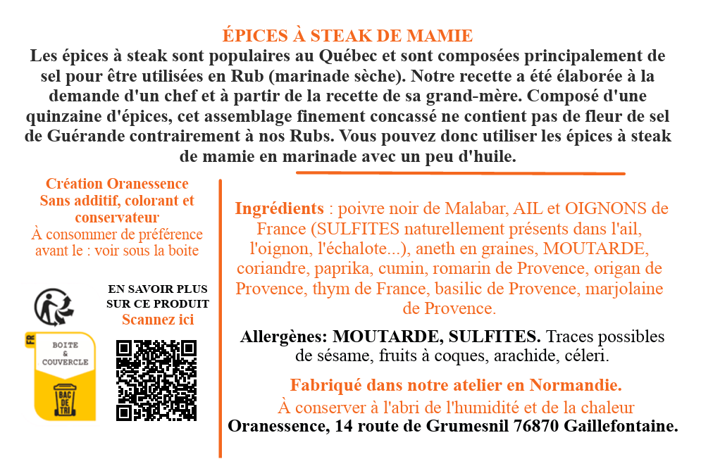 epices steak