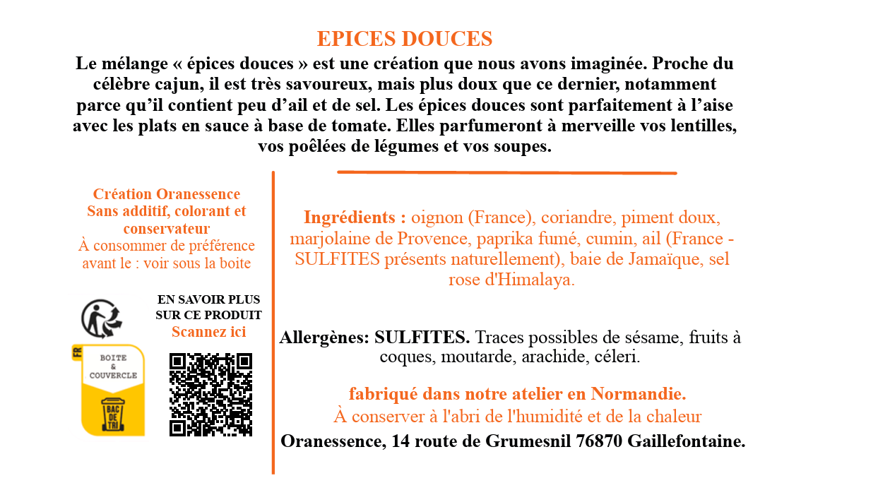 epices douces