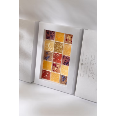 coffret eclosion fleurs de chocolat