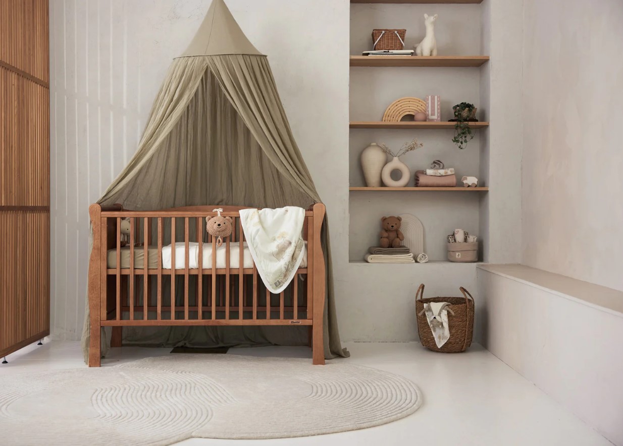 Ciel de lit 245cm olive green 3
