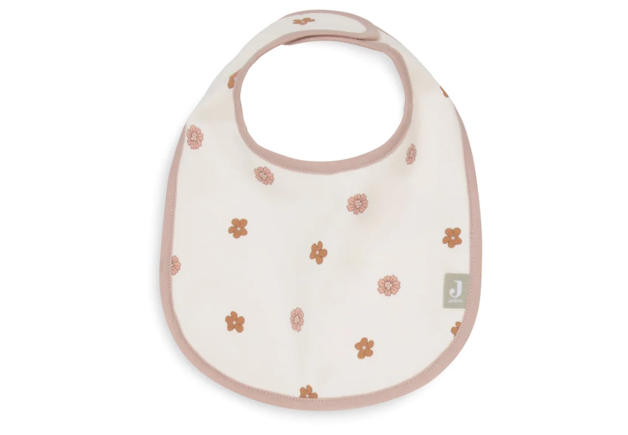Bavoir retro flowers 5unités 2