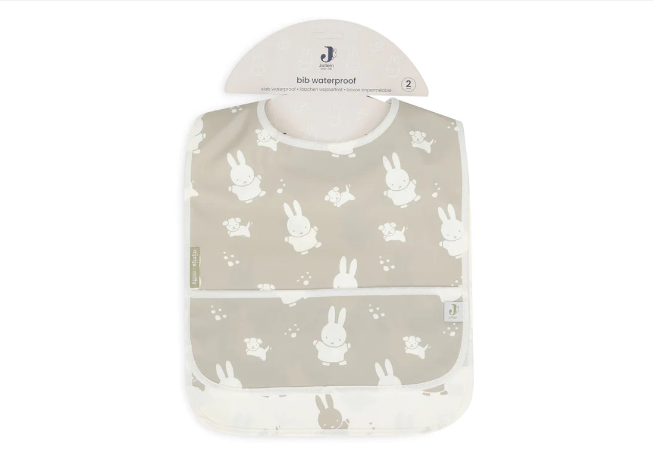 Bavoir imperméable miffy 2unites olive green 2