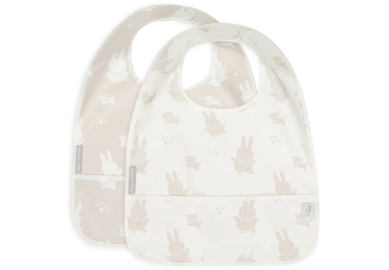 Bavoir imperméable miffy 2unites nougat 1