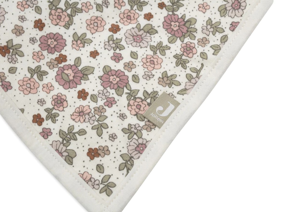 Bavoir bandana retro flowers 2unités 4