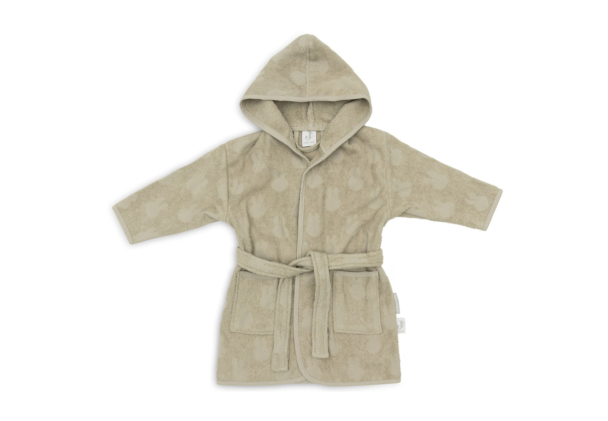 Peignoir éponge 1-2 ans 3-4 ans Miffy Jacquard - Olive Green 1