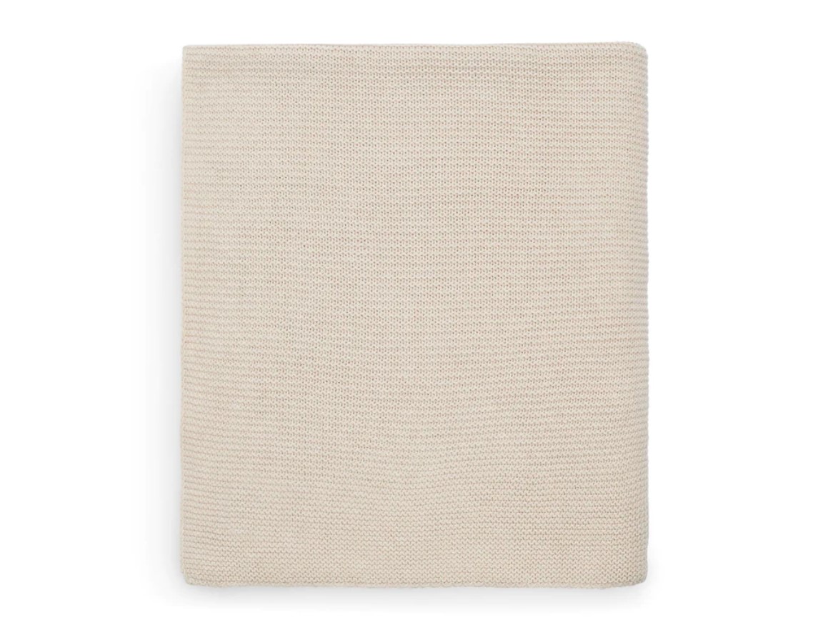Couverture Berceau 75x100cm Basic Knit Nougat 1