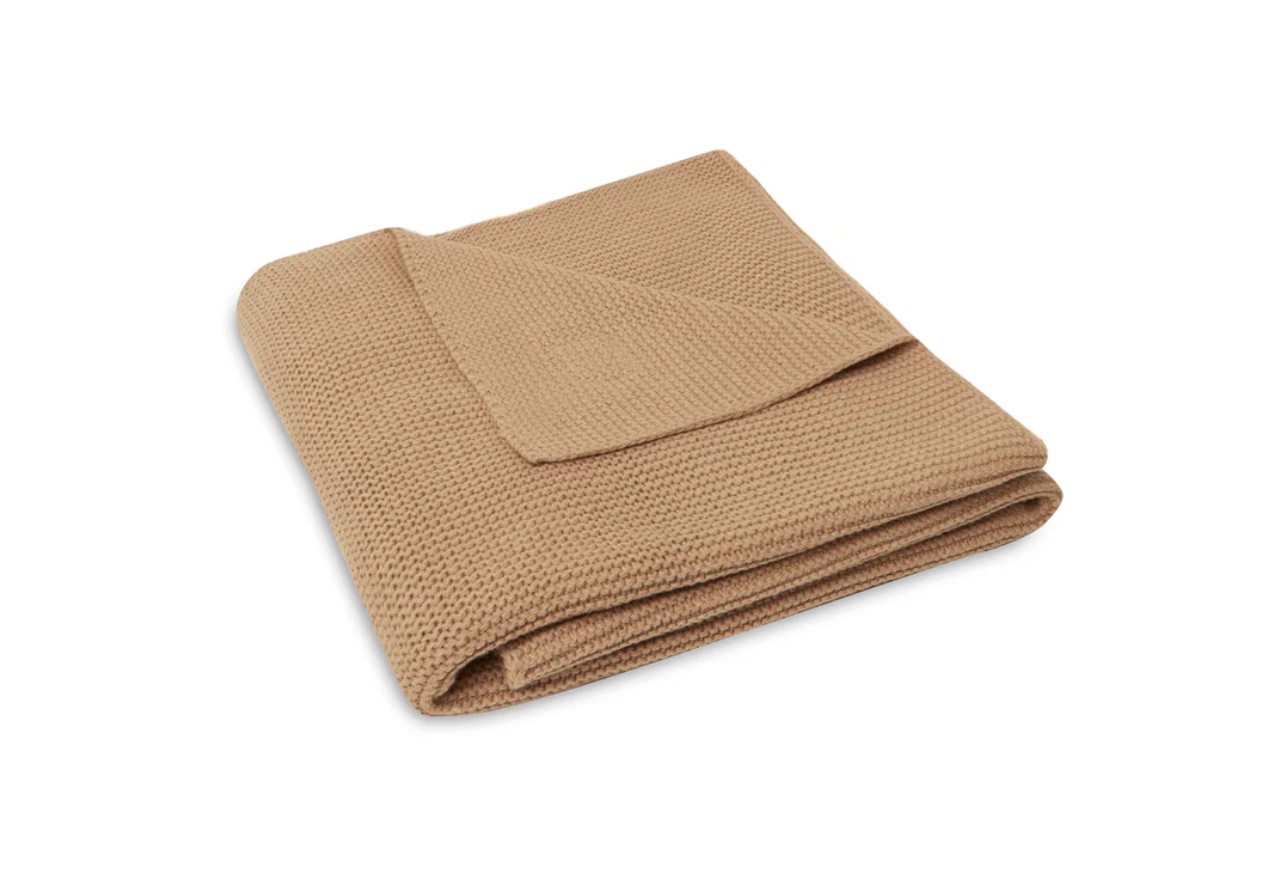 Couverture Berceau 75x100cm Basic Knit Biscuit 4