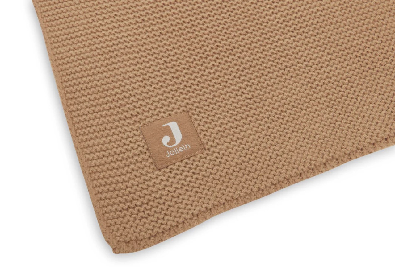Couverture Berceau 75x100cm Basic Knit Biscuit 3