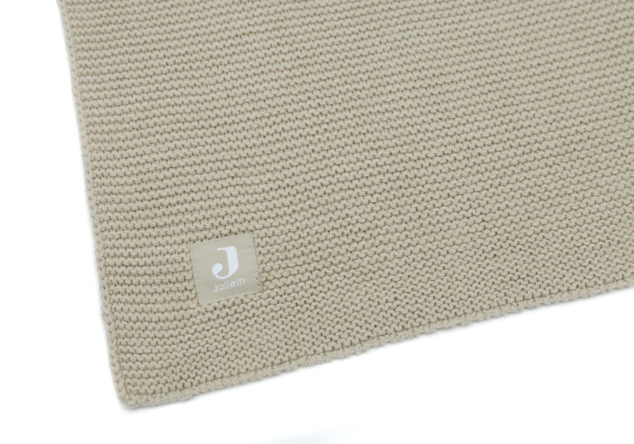 Couverture Berceau 75x100cm Basic Knit Olive Green 2