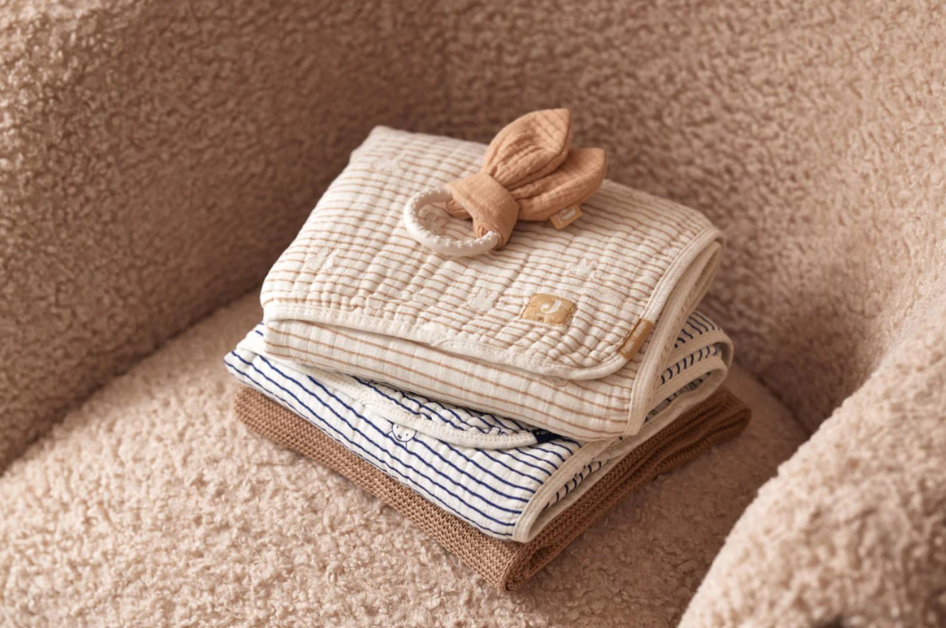 Couverture Berceau 75x100cm Miffy Stripe - Biscuit 5