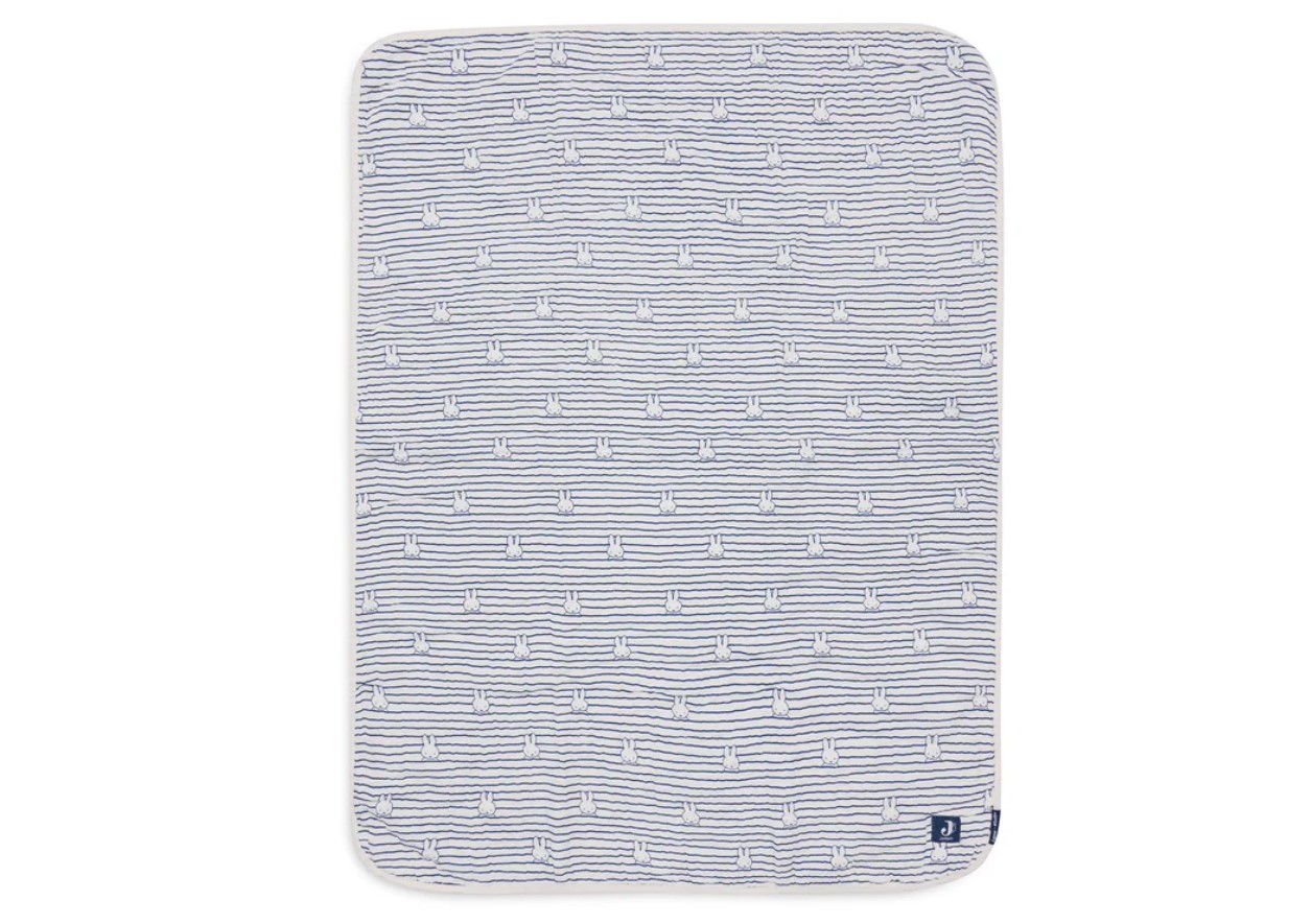 Couverture Berceau 75x100cm Miffy Stripe - Navy 2