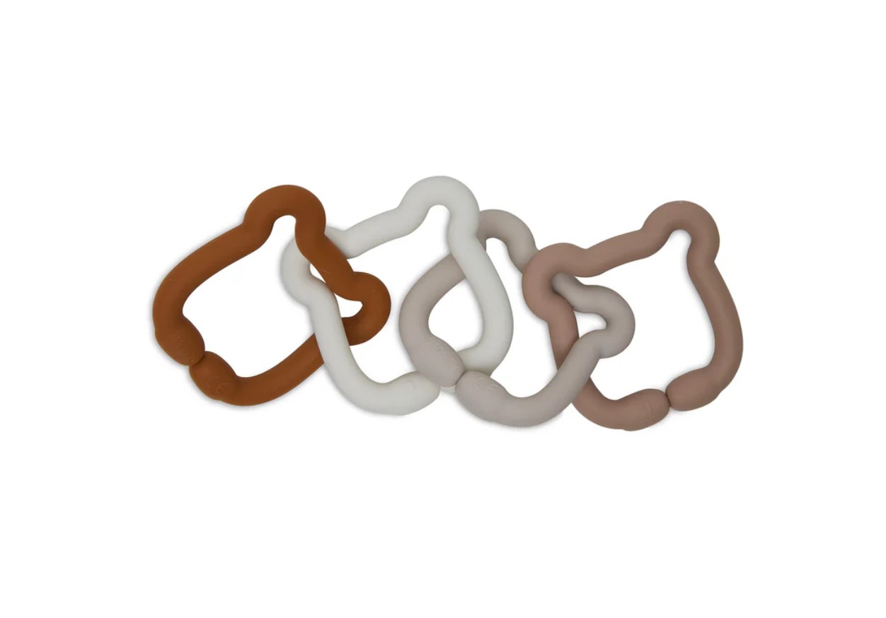 Jeu danneaux Silicone 20x7x1cm - Teddy Bear 1