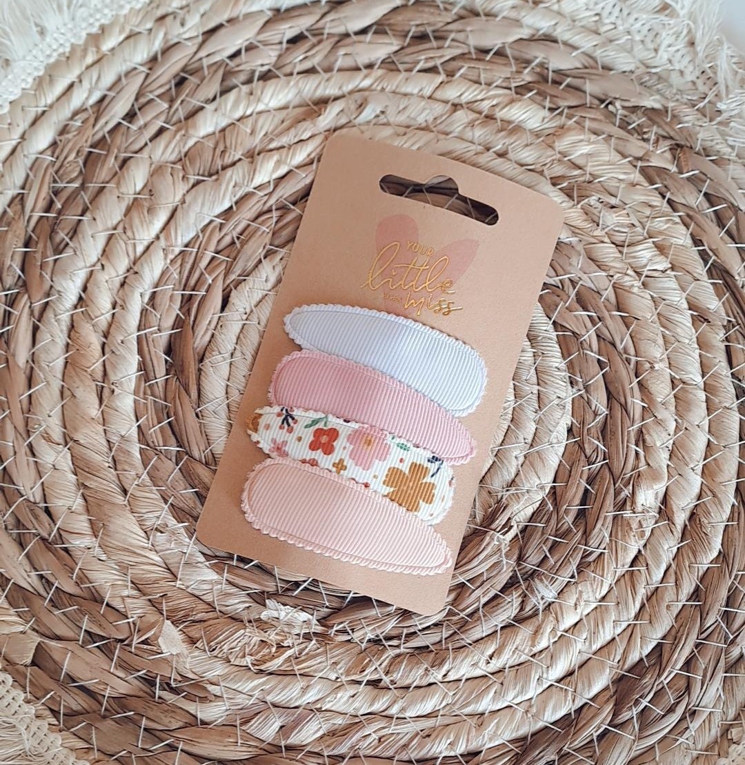 Barrettes fleurs 4