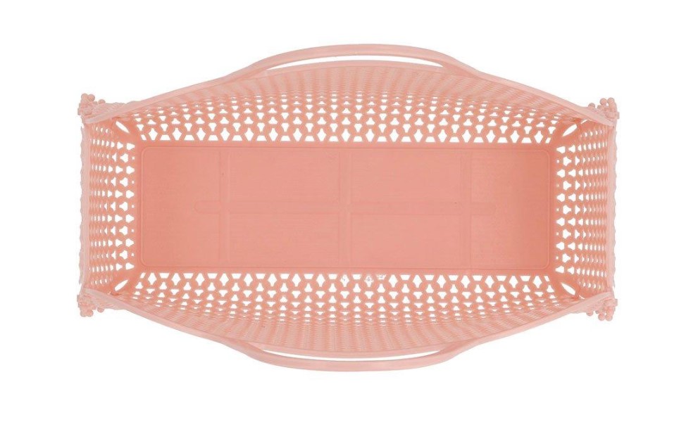 Sac de plage vintage quartz rose 3