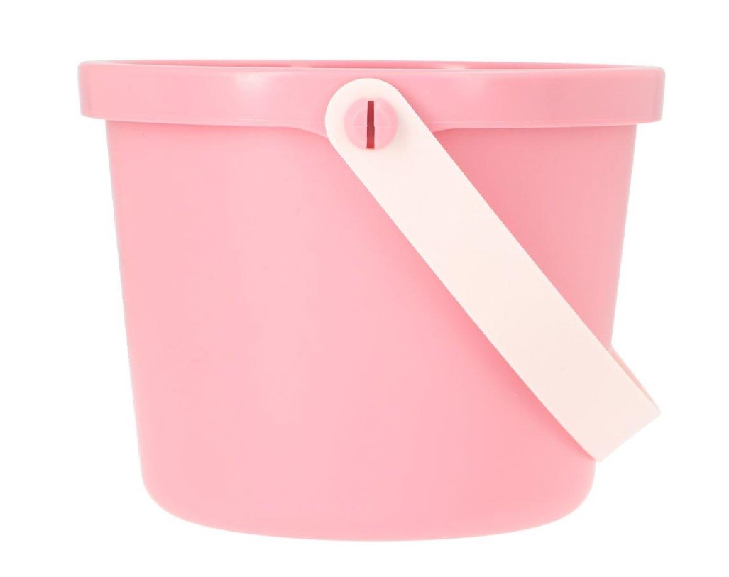 Jeux de plage seau rose 5