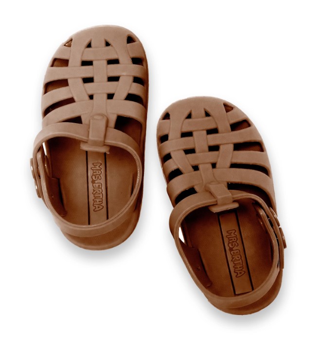 Chaussures de plage orange rouille 3