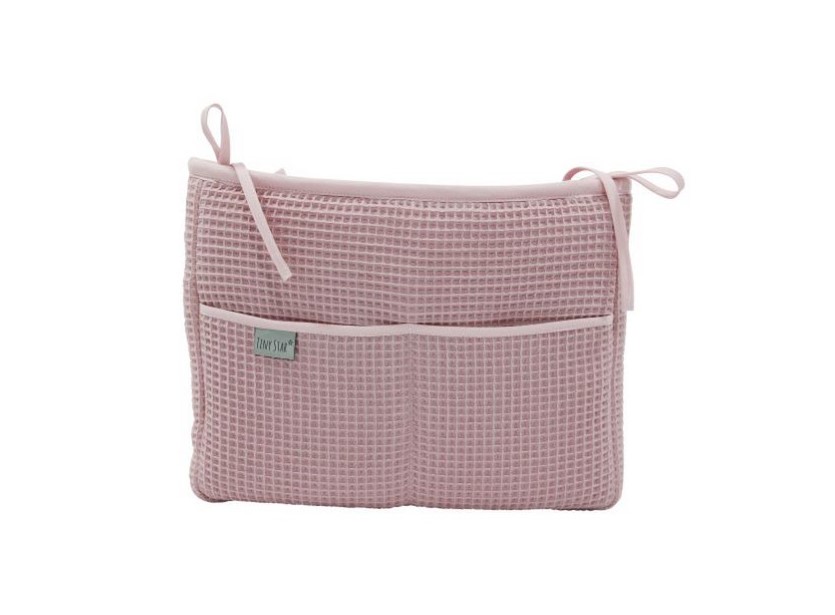 Organisateur gauffré rose 1