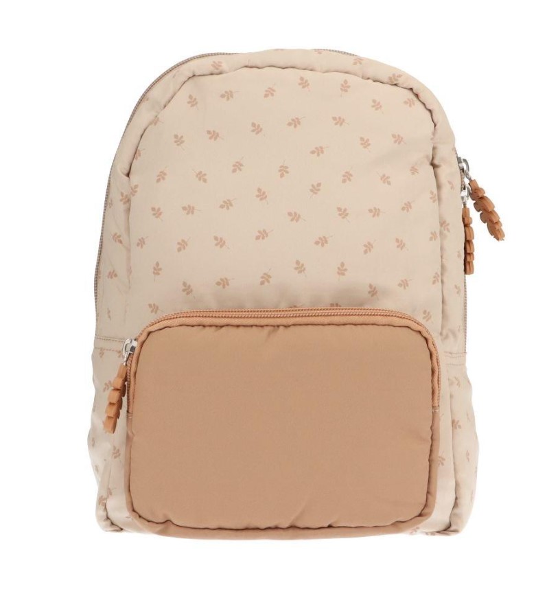 Sac maternelle leaves beige 1