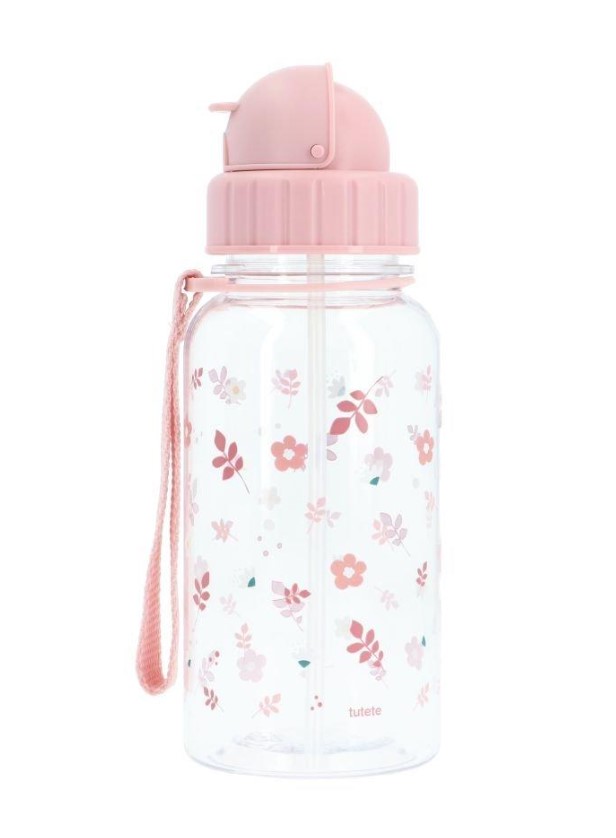 Gourde feuilles rose