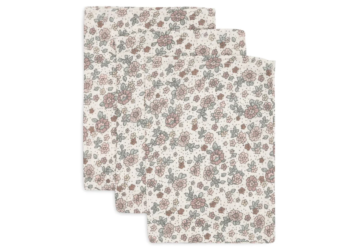 Gant de toilette retro flowers 1