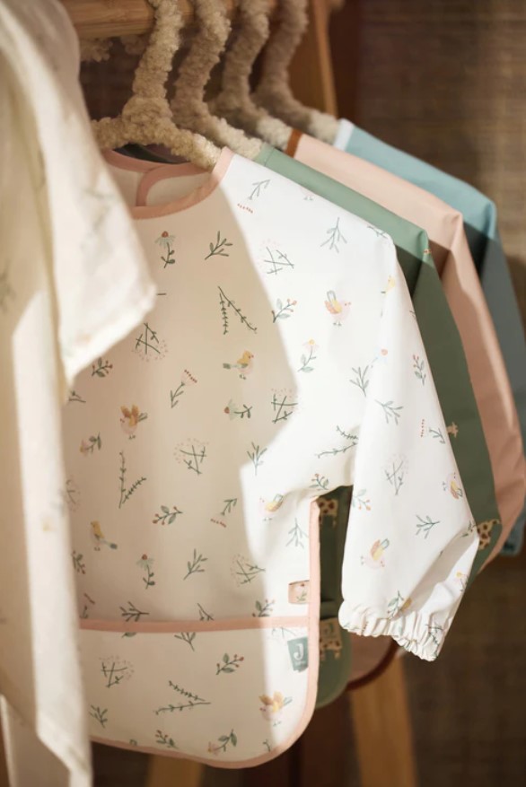 Bavoir à Manches Imperméable - Lovely Birds 3