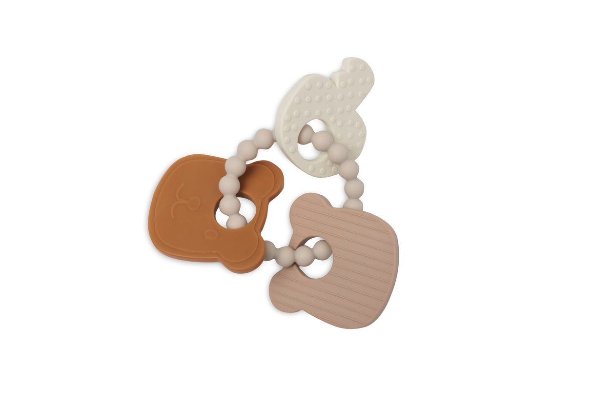 Anneau de dentition en Silicone 15x11x1cm - Teddy Bear 1