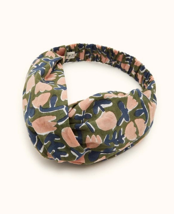 Bandeau banda tulipe vert 1