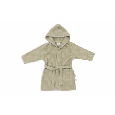 Peignoir éponge 1-2 ans 3-4 ans Miffy Jacquard - Olive Green 1