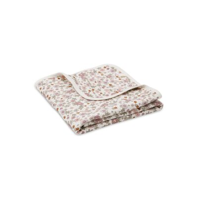 Couverture Berceau Jersey 75x100cm - Retro Flowers 4