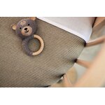 Couverture Berceau 75x100cm Basic Knit Olive Green 5