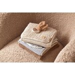 Couverture Berceau 75x100cm Miffy Stripe - Biscuit 5