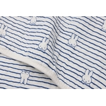 Couverture Berceau 75x100cm Miffy Stripe - Navy 3