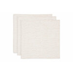 Lange Gaze de Coton Small 70x70cm Miffy Stripe - Biscuit - 3 Unités 1