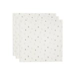Lange Gaze de Coton Small 70x70cm Miffy - olive green - 3 Unités 1.