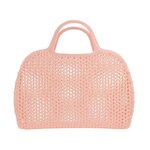 Sac de plage vintage quartz rose 1