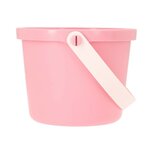 Jeux de plage seau rose 5