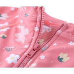 Maillot de bain zippé - fleurs 3