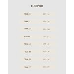 Chaussures de plage orange rouille 5