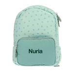 Sac maternelle leaves bleu 2