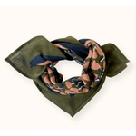 Petit foulards manika tulipe vert 1