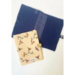 Protège carnet de santé cerisier kaki 3