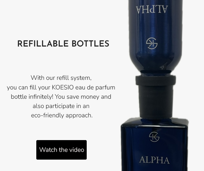 refill system parfums KOESIO