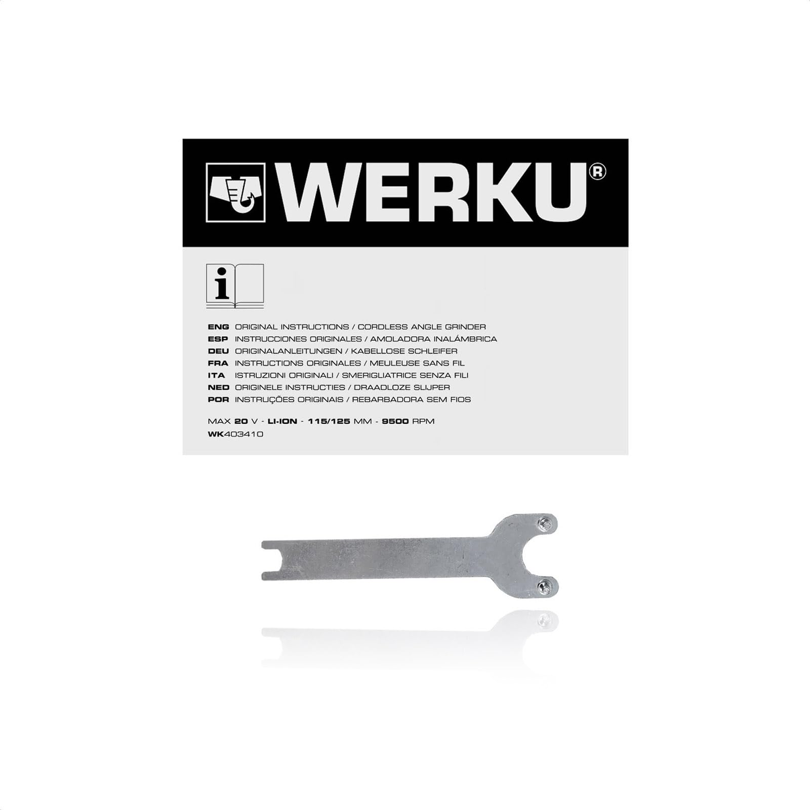 Carter de protection orientable de la meuleuse WERKU WK403410