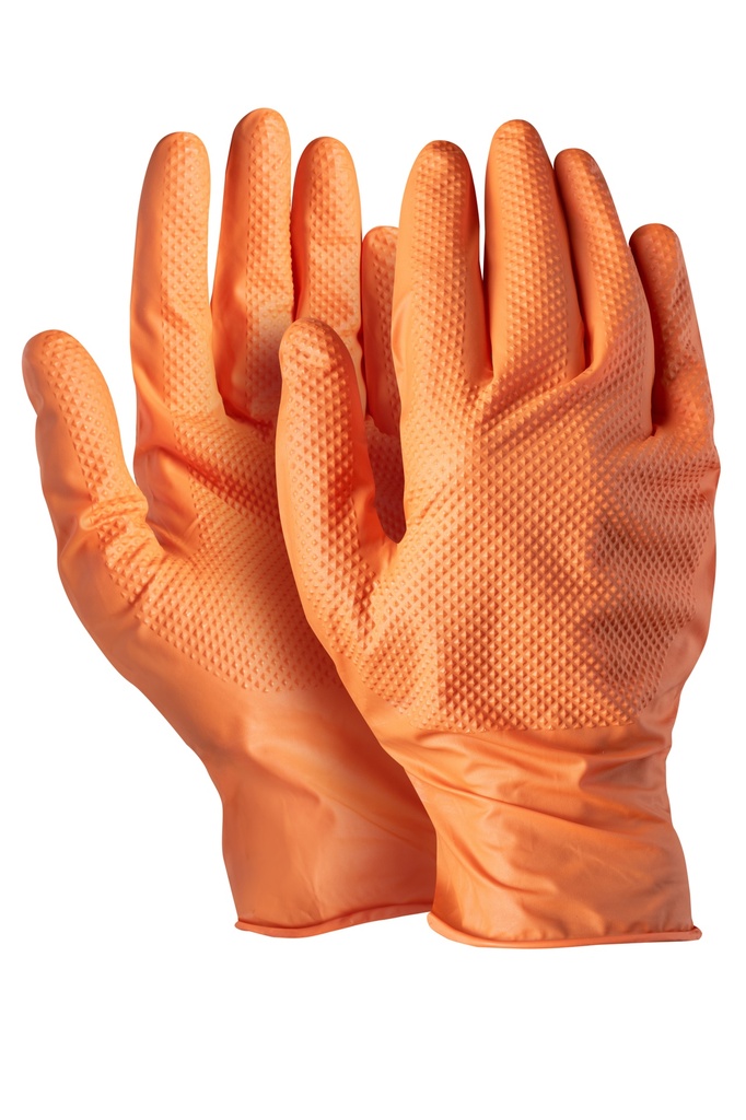 Gants nitrile orange Diamond Grip ACTIVE GEAR D3680