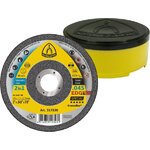 Boîte de 25 disques à tronçonner Klingspor EDGE SPECIAL de 125 mm