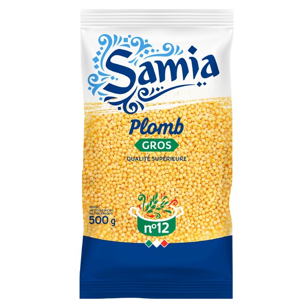 Pâtes gros plomb n°12 500 g Samia