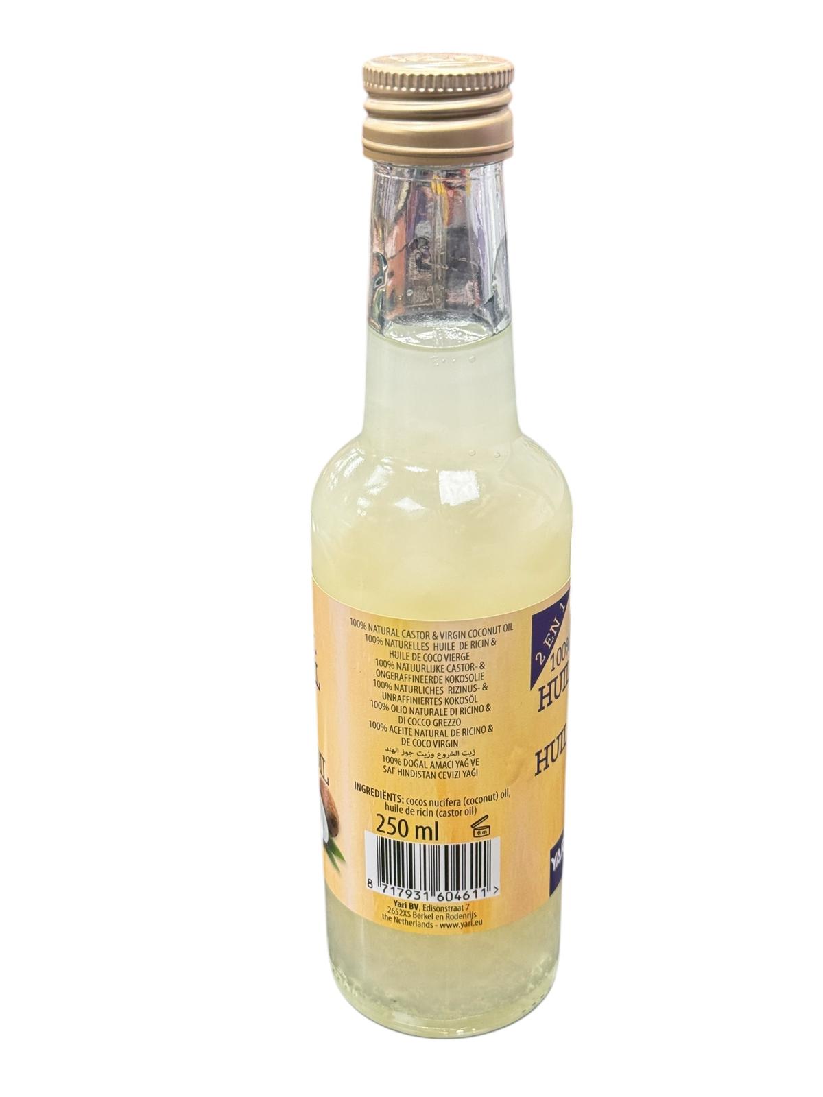 huile de ricin & huile de coco 250ml