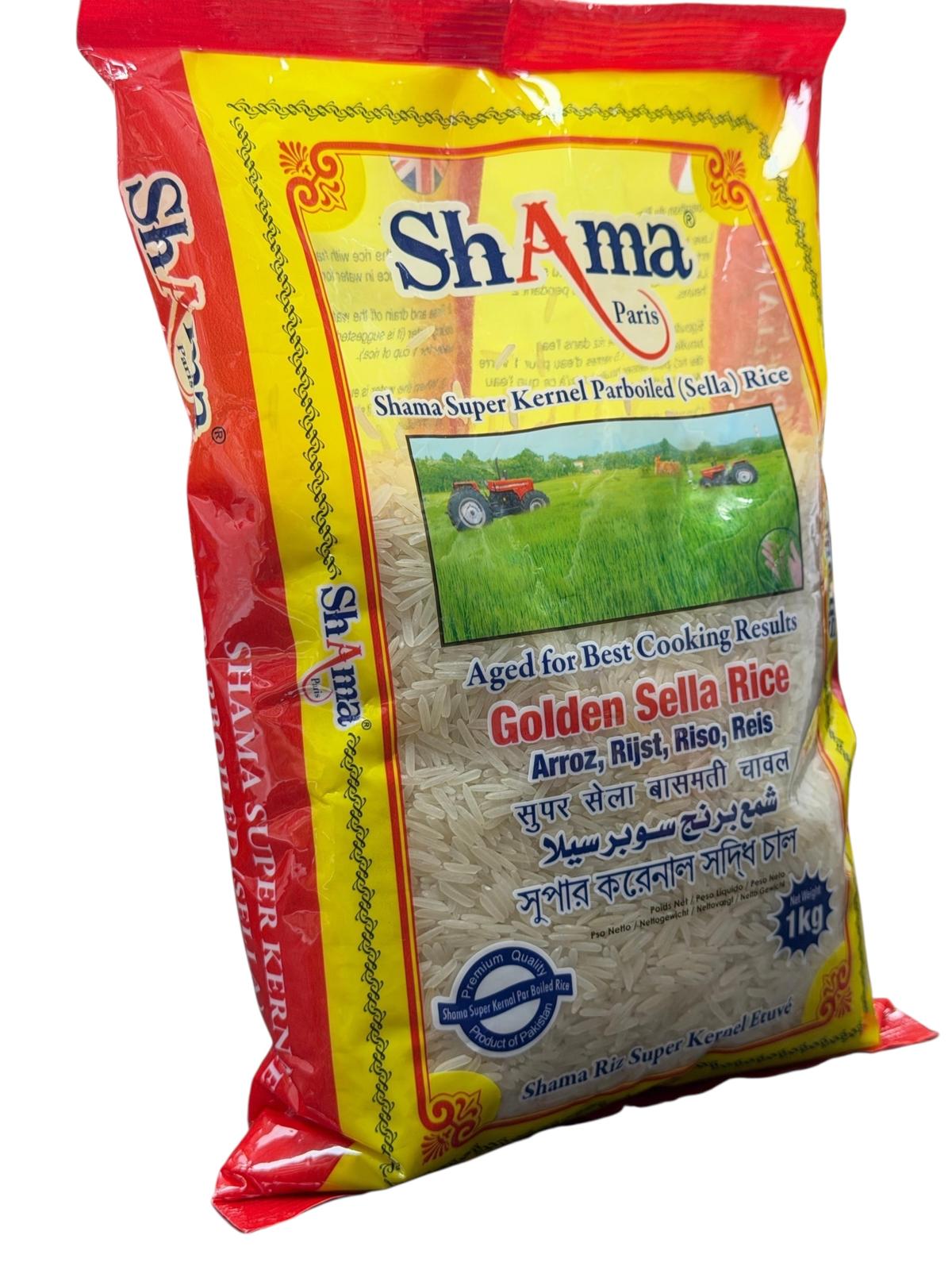 SHAMA SUPER KERNEL PARBOILED SELLA ETUVE 1KG3