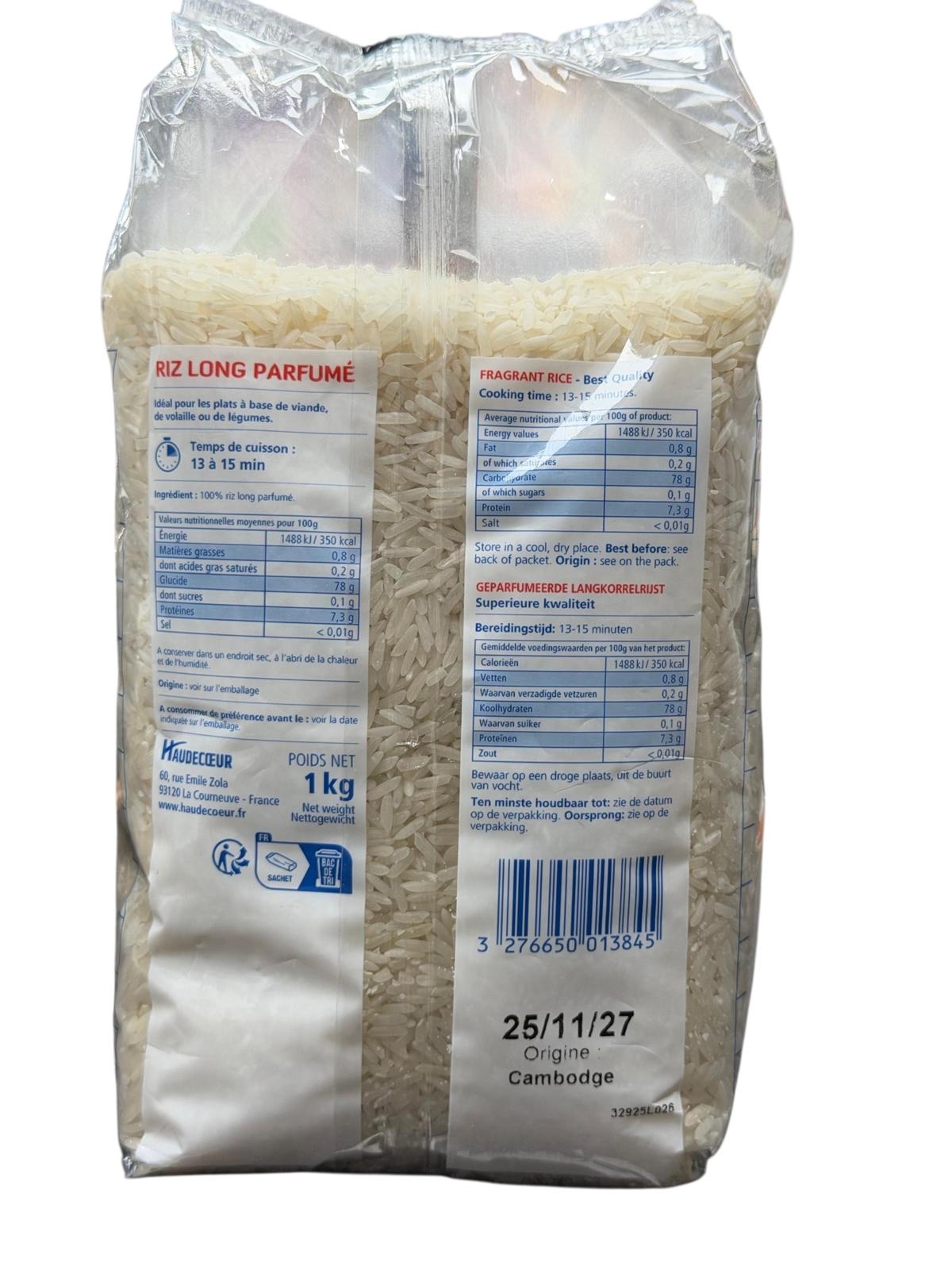 Riz long parfumé buffle
